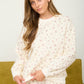FLORAL PRINT CREW NECK