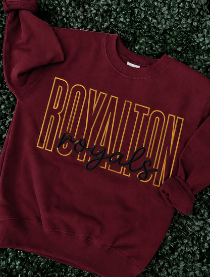 PRE-ORDER custom school crewneck