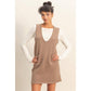 Rose Knit Mini Dress