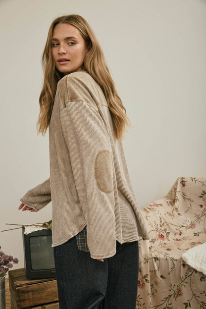 KT TEXTURED WASHED TOP