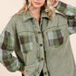 MINERAL WASH PATCHWORK PLAID