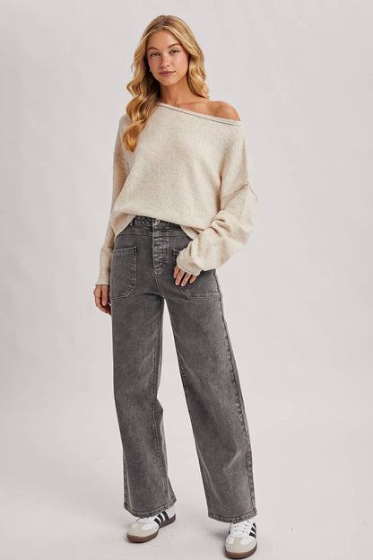 RALEIGH STRAIGHT LEG JEANS