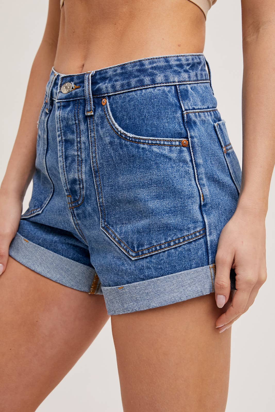 LUCY DENIM SHORTS