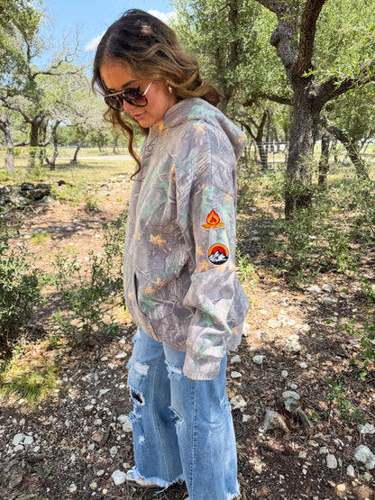 HIDDEN TRAIL CAMO HOODIE PULLOVER