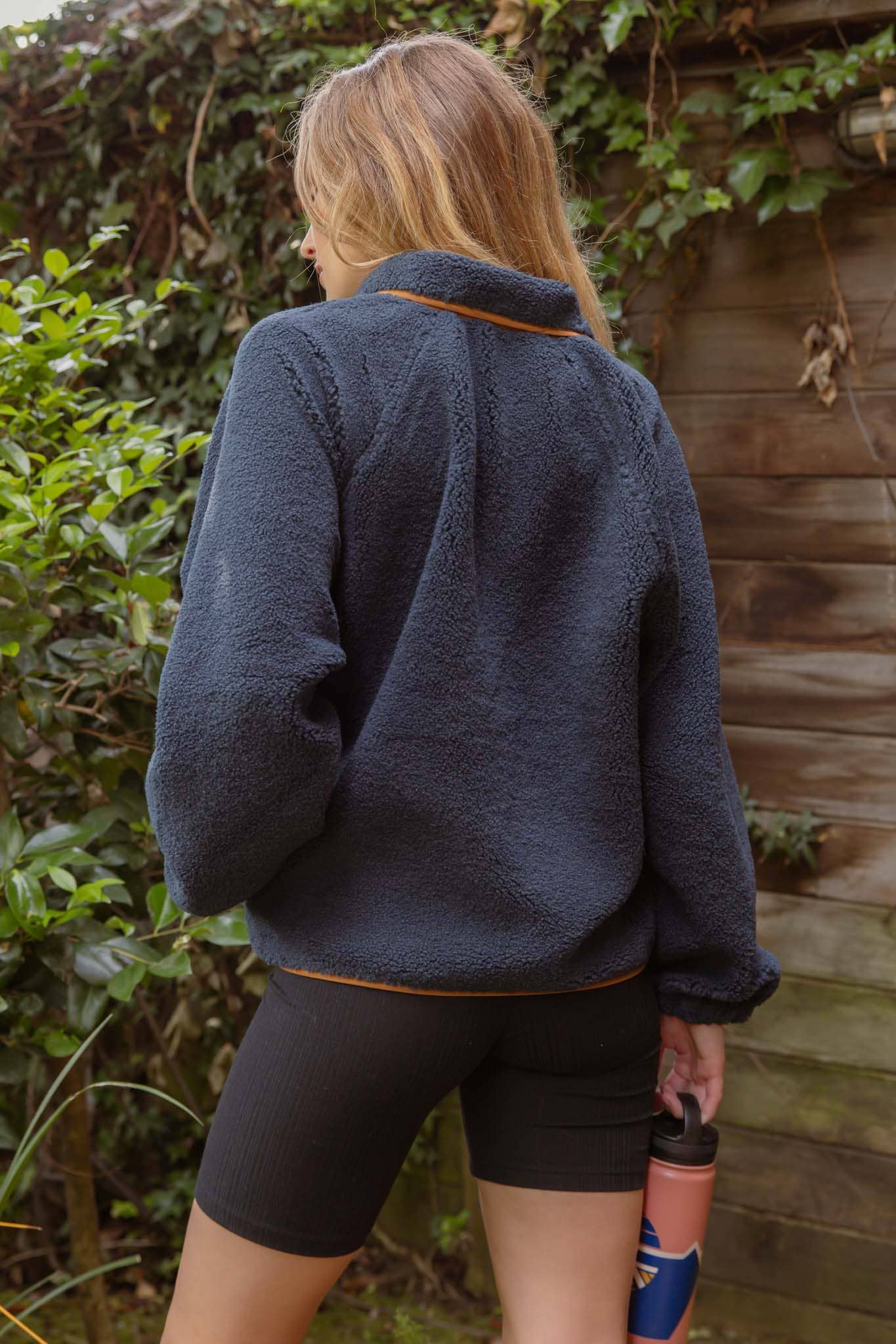 Callie Sherpa Button Up