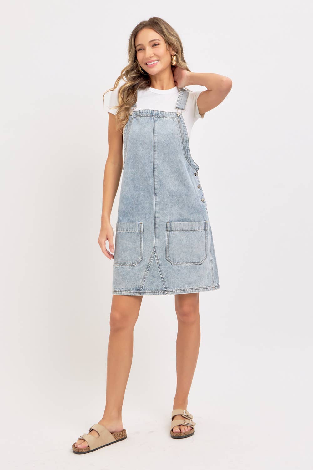 DENIM OVERALL DRESS