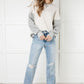 Bring it Together Color Block Pullover
