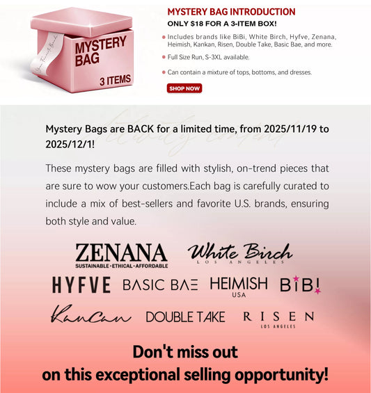 Mystery Bag of 3 Items