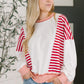 Candy Stripes & Chill Sweatshirt