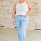 Day Dancing Ruffle Knit Tank Top