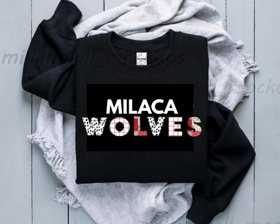 Pre-Order Milaca Wolves Crewneck