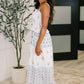 Eager Anticipation Mixed Print Midi Dress