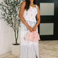 Eager Anticipation Mixed Print Midi Dress