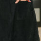 Feeling That Way Corduroy Dress in Black