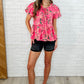 Floral Fling Puff Sleeve Blouse