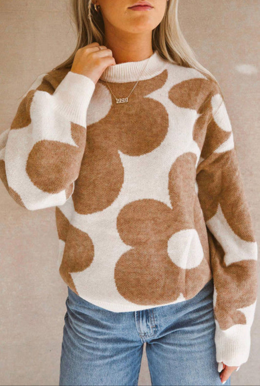 Browns Big Floral Print Sweater
