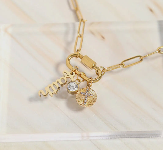 Paperclip Connector Chain Necklace