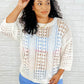 Hallow Laugh Open Knit Top