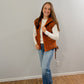 Sherpa Vest - cinnamon