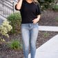 Judy Blue Full Size Tummy Control Contrast Wash Skinny Jeans