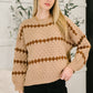 Ivy Lane Textured Sweater in Taupe