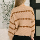 Ivy Lane Textured Sweater in Taupe