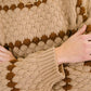 Ivy Lane Textured Sweater in Taupe