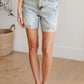 Cindy High Rise Mineral Wash Distressed Boyfriend Shorts - Judy Blue