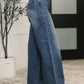 Karla High Waist Column Straight Jeans