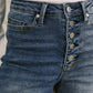 Karla High Waist Column Straight Jeans