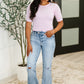 Knit Pick Basic Tee in Pink