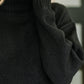 Personal Assistant Turtleneck Dress in Black