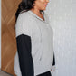 Pull Up Your Sleeves Color Block Hoodie -9/13/2024