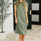 Sweet Like That Casual Dress in Light Olive