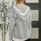 Who Can Live Without it Textured Split Neck Pullover