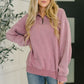 You Should Know Half Zip Pullover in Light Rose