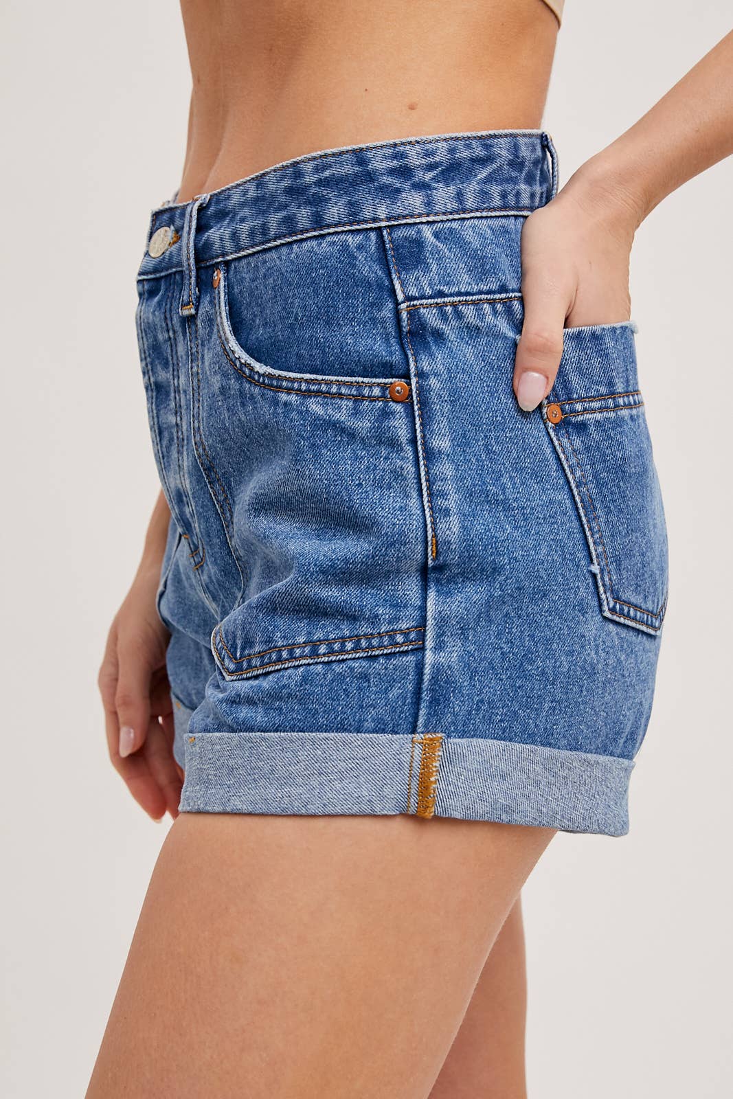 LUCY DENIM SHORTS
