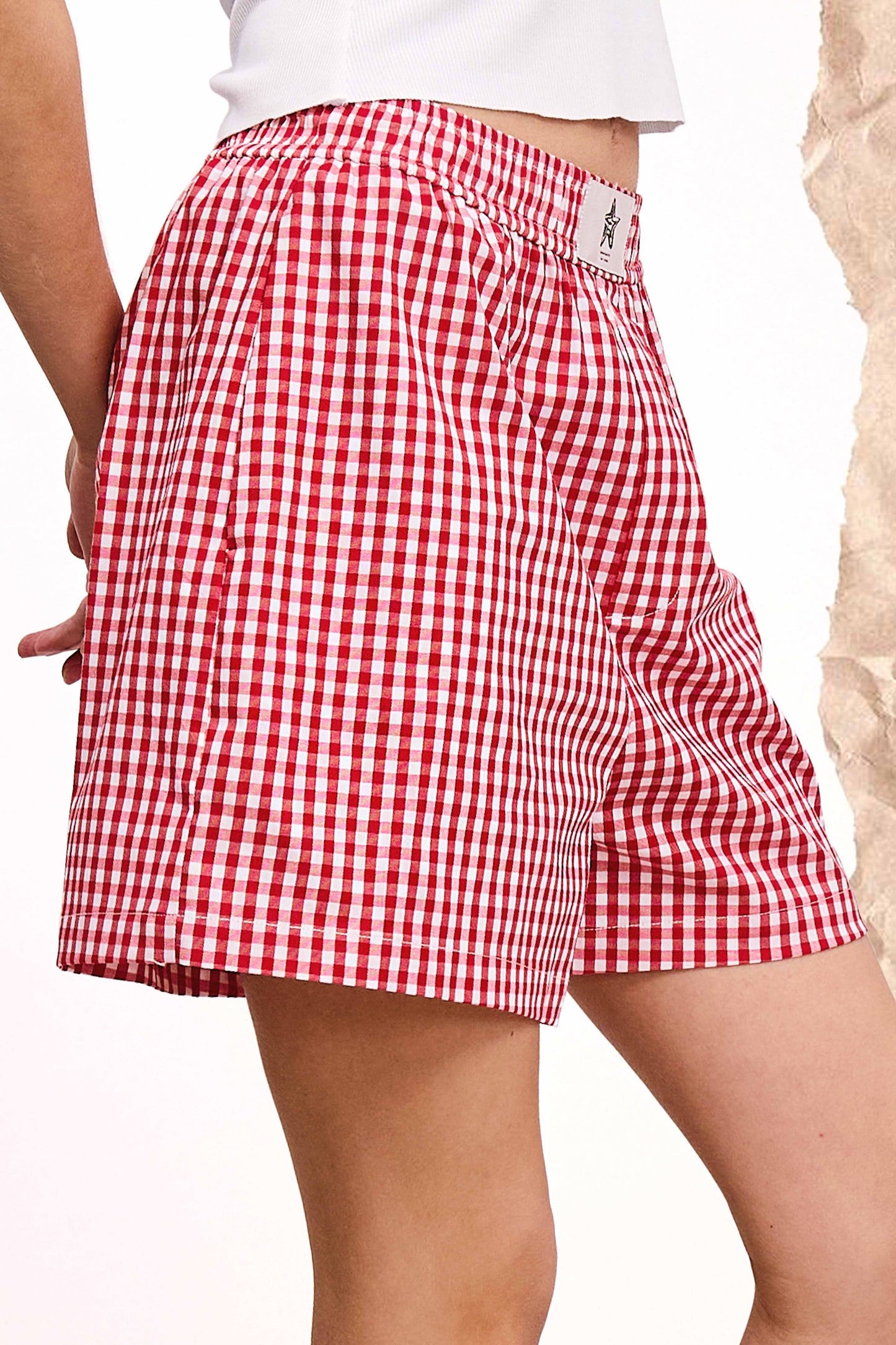 Gingham Check Boxer Shorts