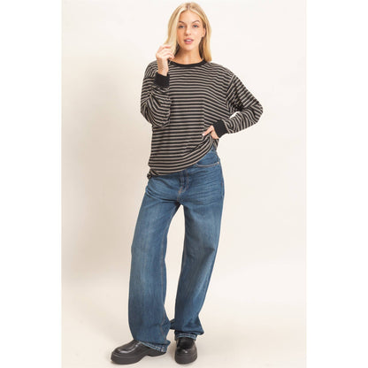 Cali Striped Crew Set