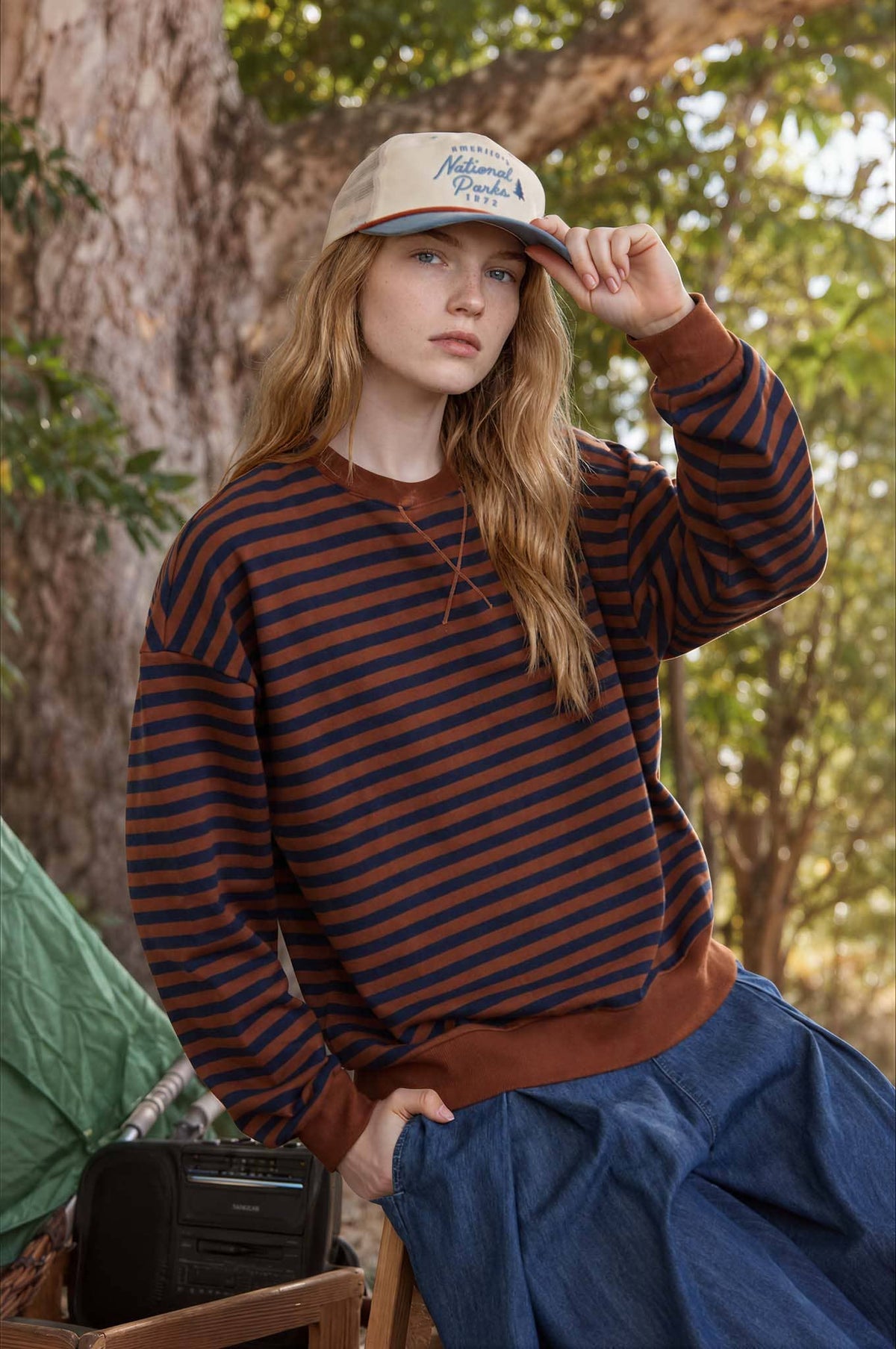 LINDIE STRIPED TOP