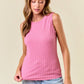 TARA KNIT RUFFLE TANK