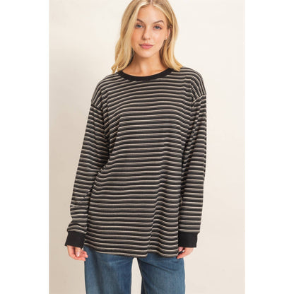 Cali Striped Crew Set