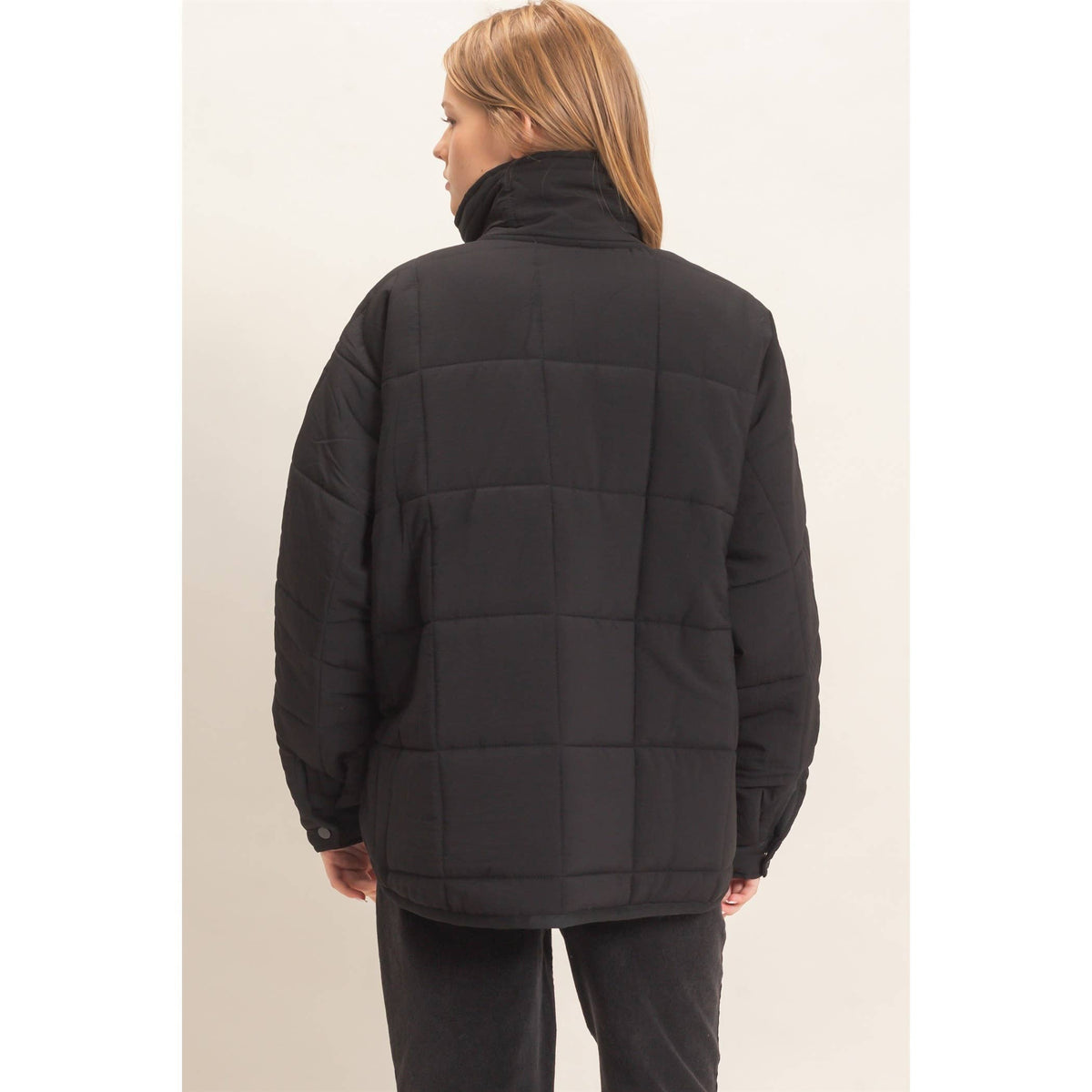 Quilted Zip-Up Puffer