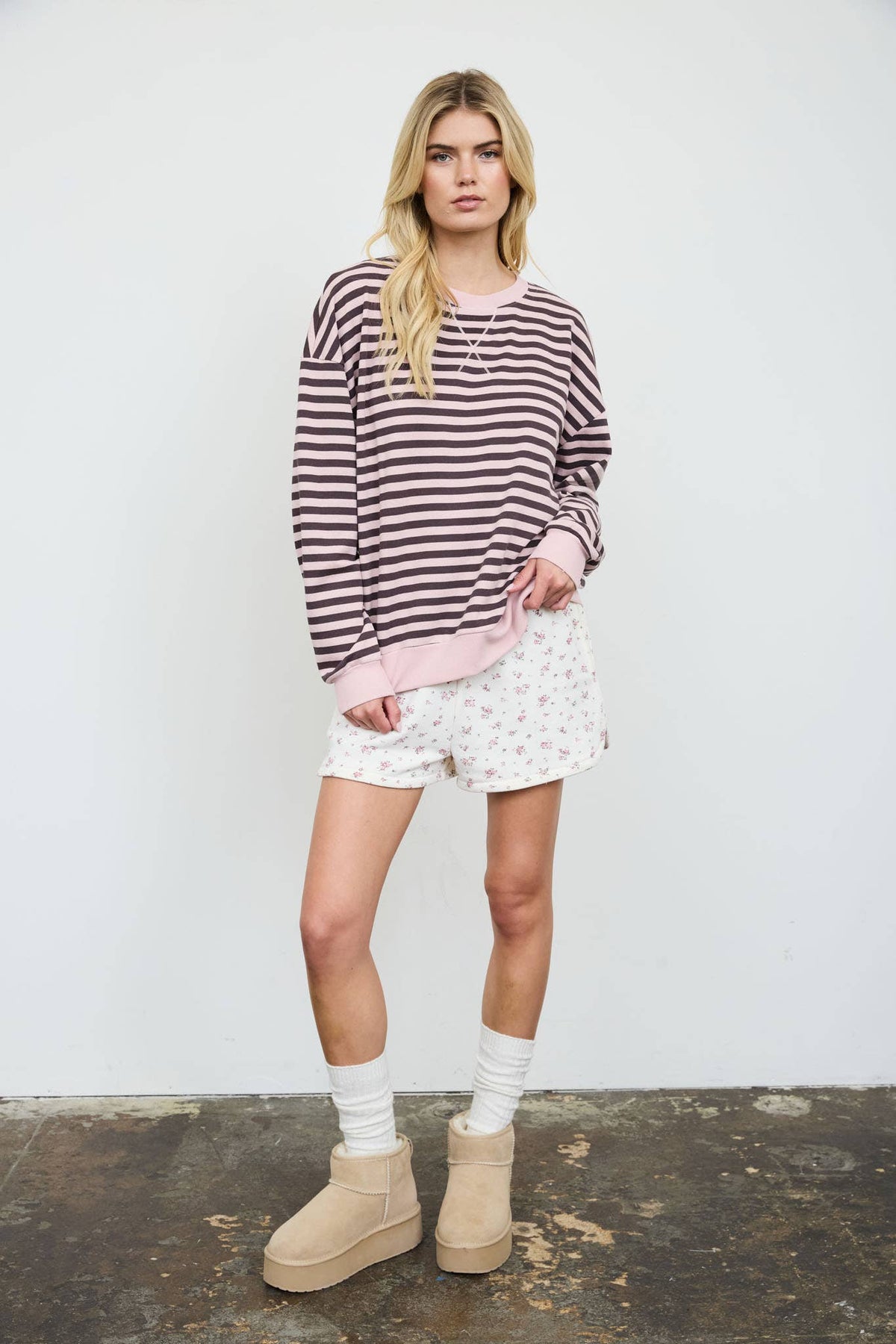 LINDIE STRIPED TOP