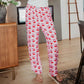 Cherry Bows All Over Women's Valentine's Boxer Pants