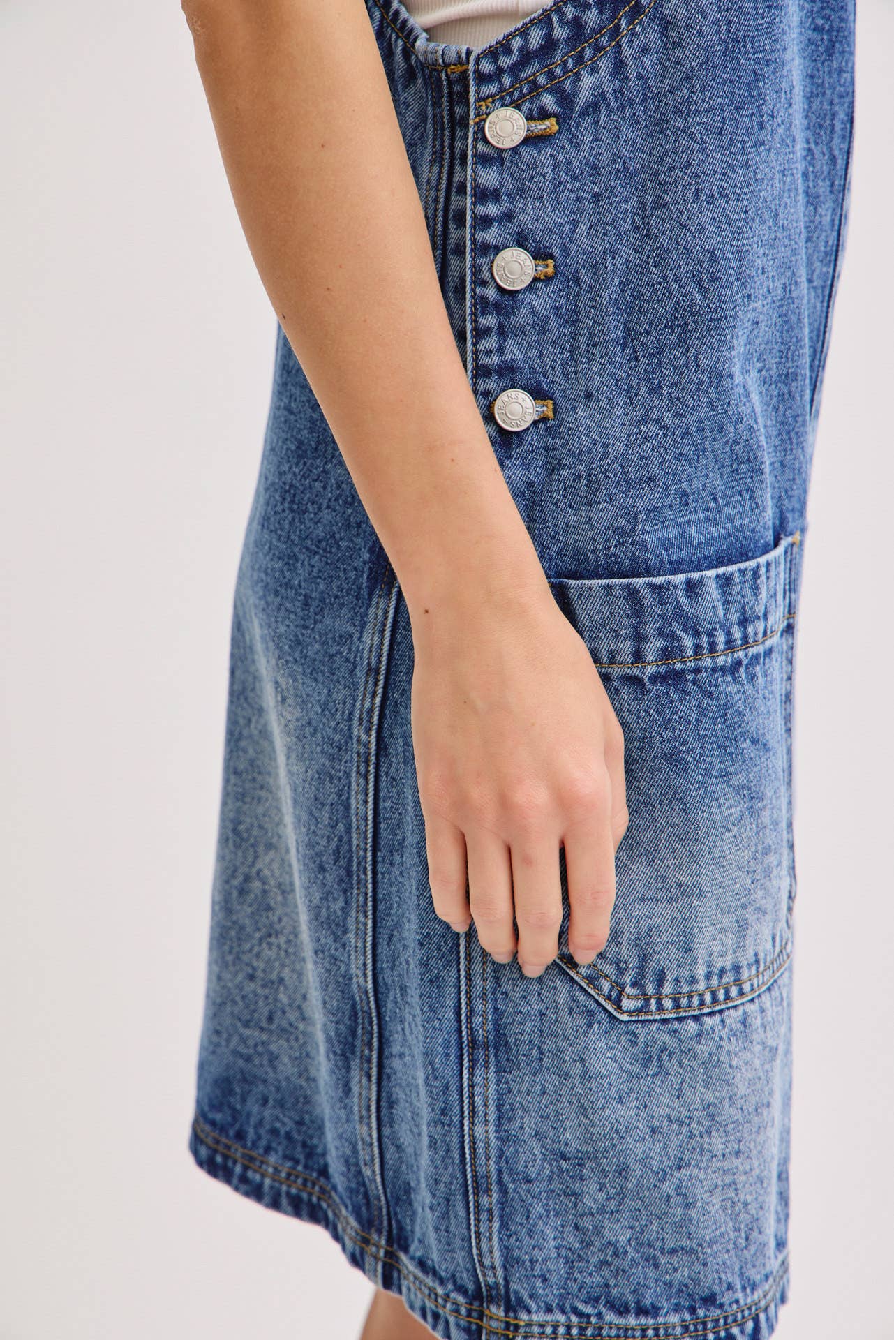 DENIM OVERALL DRESS