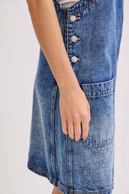 DENIM OVERALL DRESS