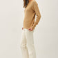 CLASSIC CREW NECK DROP SHOULDER RIBBED SWEATER