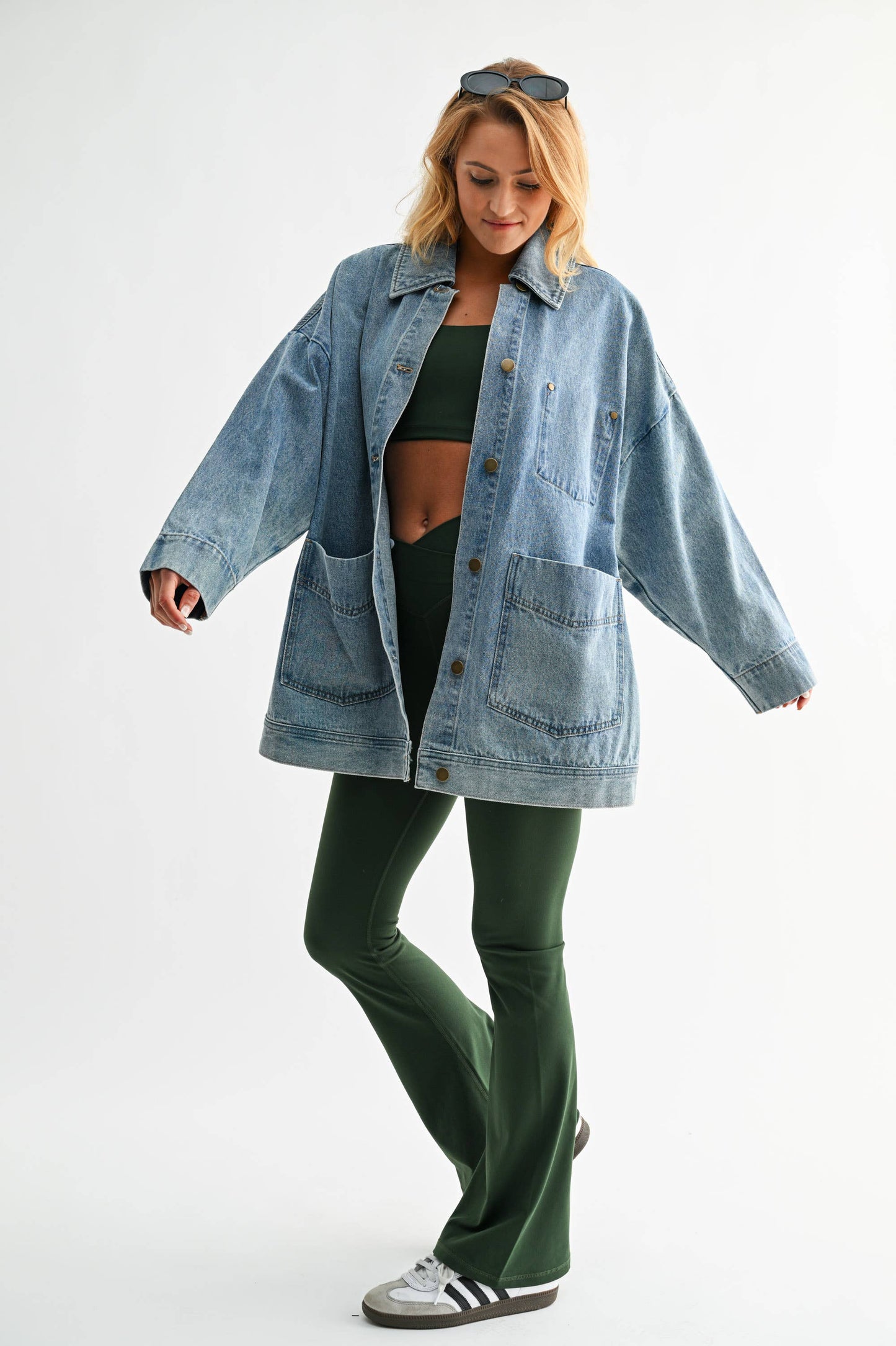 Boxy-Cut Denim Jacket