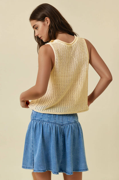 LELAH SWEATER TANK TOP